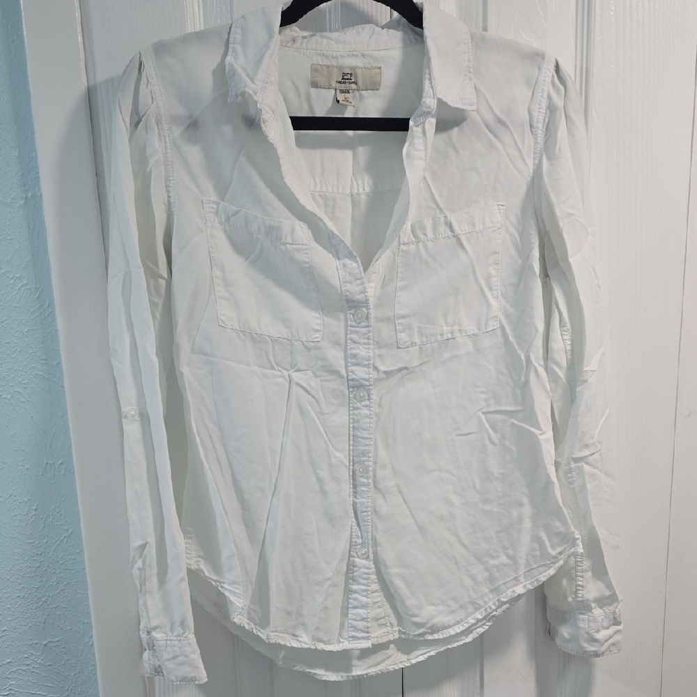Thread & Supply White Button Shirt